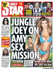 Daily Star (UK) Newspaper Front Page for 26 November 2013