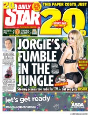 Daily Star (UK) Newspaper Front Page for 26 November 2015