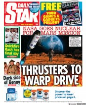Daily Star front page for 26 January 2023