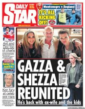 Daily Star (UK) Newspaper Front Page for 26 March 2013