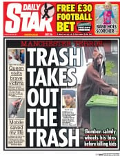 Daily Star (UK) Newspaper Front Page for 26 May 2017