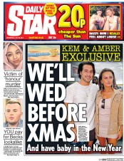 Daily Star (UK) Newspaper Front Page for 26 July 2017