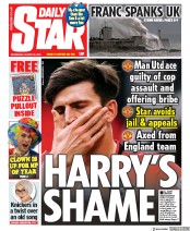 Daily Star (UK) Newspaper Front Page for 26 August 2020