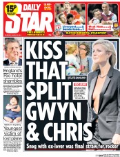 Daily Star (UK) Newspaper Front Page for 27 March 2014