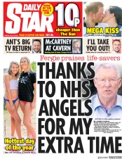 Daily Star (UK) Newspaper Front Page for 27 July 2018