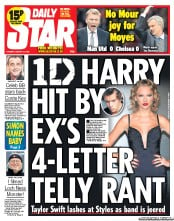 Daily Star (UK) Newspaper Front Page for 27 August 2013