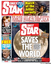 Daily Star (UK) Newspaper Front Page for 27 September 2023
