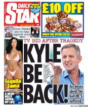 Daily Star (UK) Newspaper Front Page for 28 February 2020
