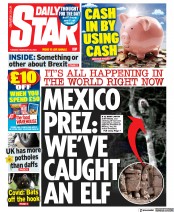 Daily Star (UK) Newspaper Front Page for 28 February 2023
