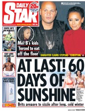 Daily Star (UK) Newspaper Front Page for 28 March 2018