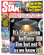 Daily Star (UK) Newspaper Front Page for 28 March 2023