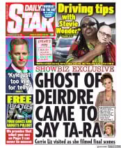 Daily Star (UK) Newspaper Front Page for 28 May 2020