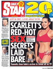 Daily Star (UK) Newspaper Front Page for 28 July 2017