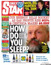 Daily Star (UK) Newspaper Front Page for 28 July 2023