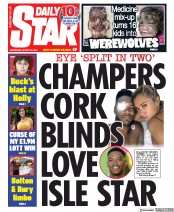 Daily Star (UK) Newspaper Front Page for 28 August 2019