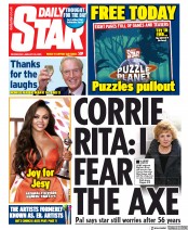 Daily Star (UK) Newspaper Front Page for 29 January 2020