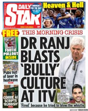 Daily Star (UK) Newspaper Front Page for 29 May 2023