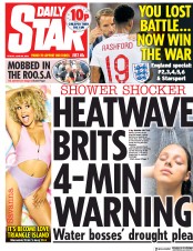Daily Star (UK) Newspaper Front Page for 29 June 2018