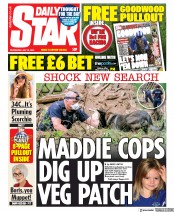 Daily Star (UK) Newspaper Front Page for 29 July 2020