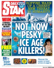 Daily Star (UK) Newspaper Front Page for 29 July 2023