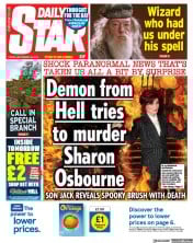 Daily Star front page for 29 September 2023