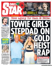 Daily Star (UK) Newspaper Front Page for 2 November 2011