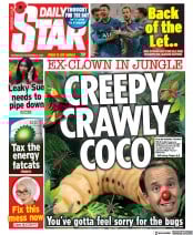 Daily Star (UK) Newspaper Front Page for 2 November 2022