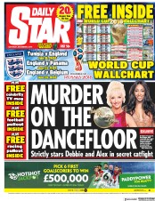 Daily Star (UK) Newspaper Front Page for 2 December 2017