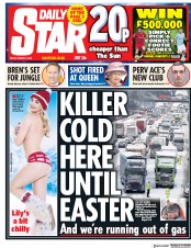 Daily Star (UK) Newspaper Front Page for 2 March 2018