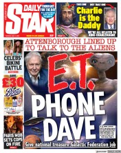 Daily Star (UK) Newspaper Front Page for 2 May 2023