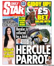 Daily Star (UK) Newspaper Front Page for 2 June 2020