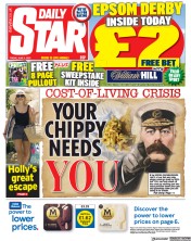 Daily Star (UK) Newspaper Front Page for 2 June 2023