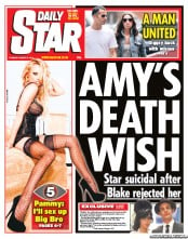Daily Star (UK) Newspaper Front Page for 2 August 2011