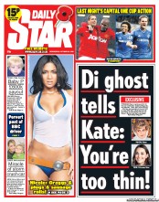 Daily Star Newspaper Front Page (UK) for 30 October 2013