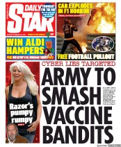 Daily Star (UK) Newspaper Front Page for 30 November 2020