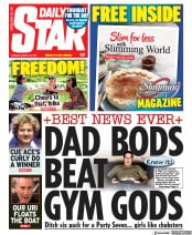 Daily Star (UK) Newspaper Front Page for 30 March 2021