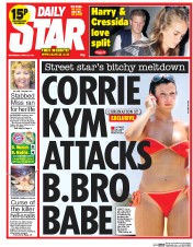 Daily Star (UK) Newspaper Front Page for 30 April 2014