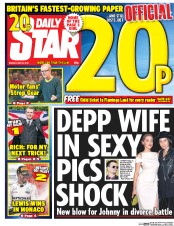 Daily Star (UK) Newspaper Front Page for 30 May 2016