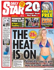 Daily Star (UK) Newspaper Front Page for 30 May 2017