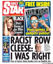 Daily Star (UK) Newspaper Front Page for 30 May 2019