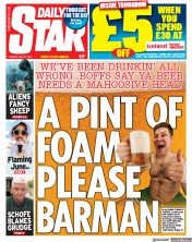 Daily Star (UK) Newspaper Front Page for 30 May 2023