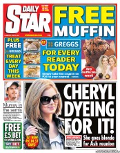 Daily Star (UK) Newspaper Front Page for 30 June 2011