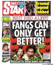 Daily Star (UK) Newspaper Front Page for 30 August 2022