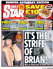 Daily Star (UK) Newspaper Front Page for 30 September 2017