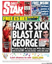Daily Star (UK) Newspaper Front Page for 31 October 2019