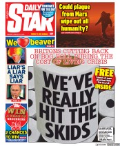 Daily Star (UK) Newspaper Front Page for 31 January 2023