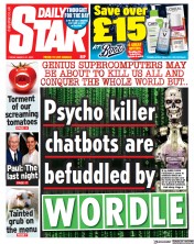 Daily Star front page for 31 March 2023