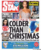 Daily Star (UK) Newspaper Front Page for 31 August 2020