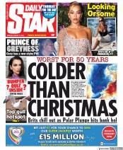 Daily Star (UK) Newspaper Front Page for 31 August 2020