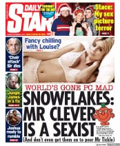 Daily Star (UK) Newspaper Front Page for 3 December 2019